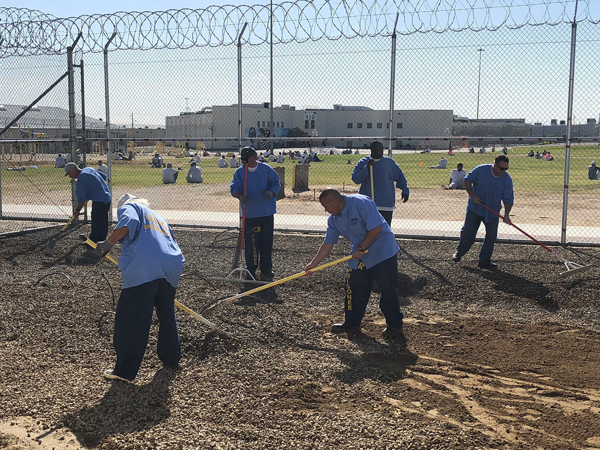 Avenal State Prison garden